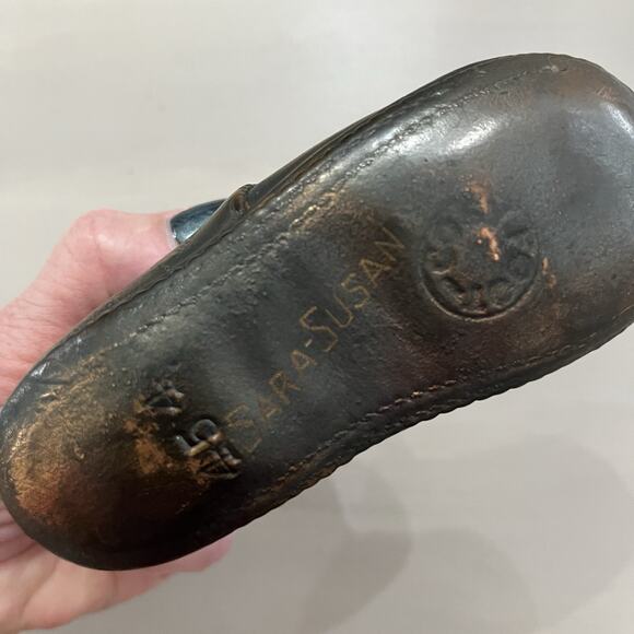 Vintage Baby Shoe Brass/Bronze/Copper VTG Shoe Sculpture Mid-Century Cosy Foot - Picture 7 of 9